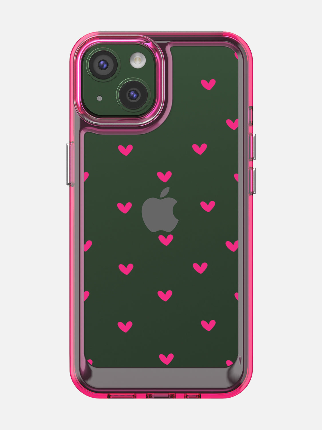 Little Pink Hearts Clear Case - iPhone 13 (Pink)