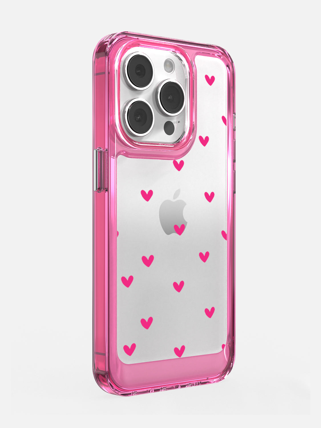Little Pink Hearts Clear Case - iPhone 14 Pro (Pink)