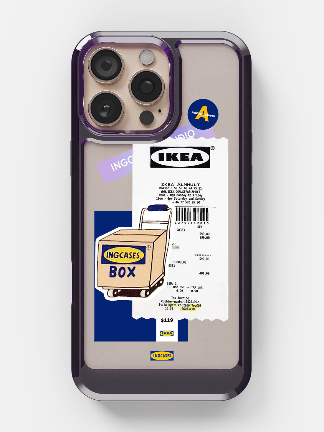 IKEA Sticker Case - iPhone 16 Pro Max