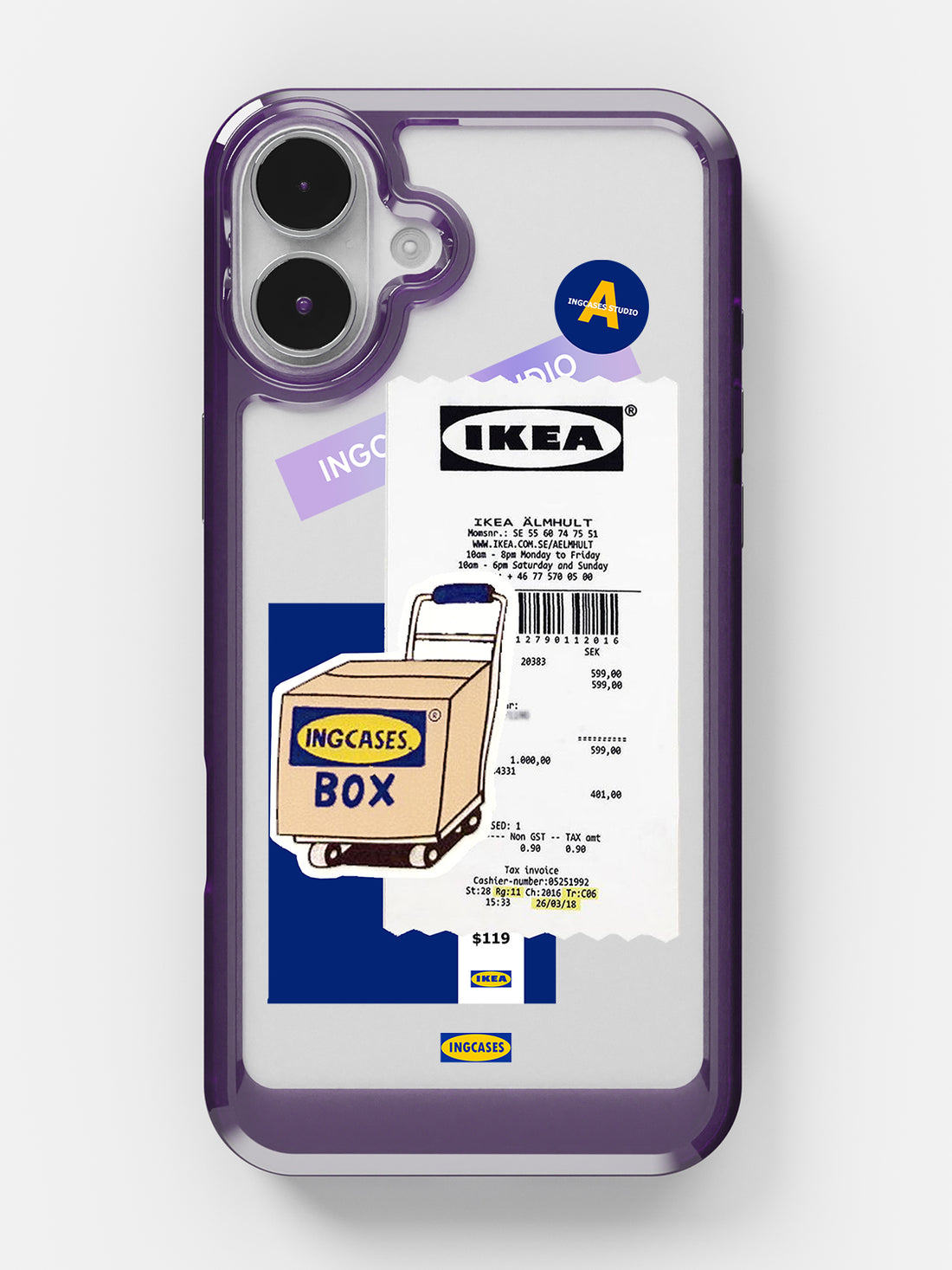 IKEA Sticker Case - iPhone 16