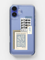 Je t'aime Case - iPhone 16 Plus
