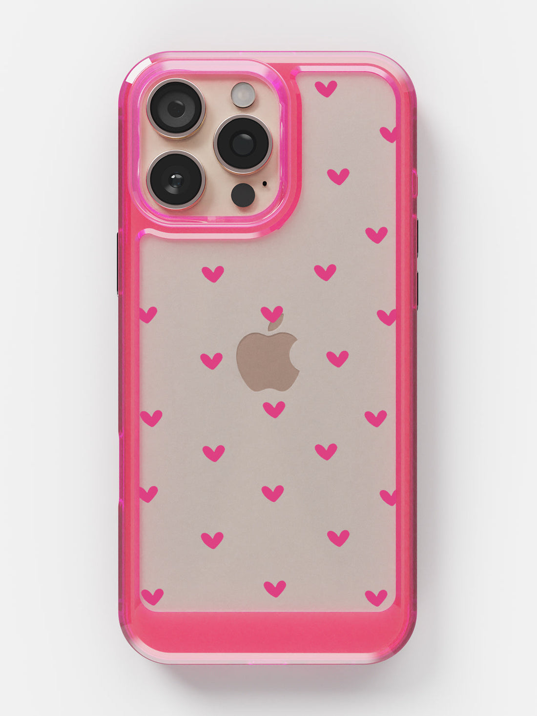 Little Pink Hearts Clear Case - iPhone 17 Pro Max (Pink)