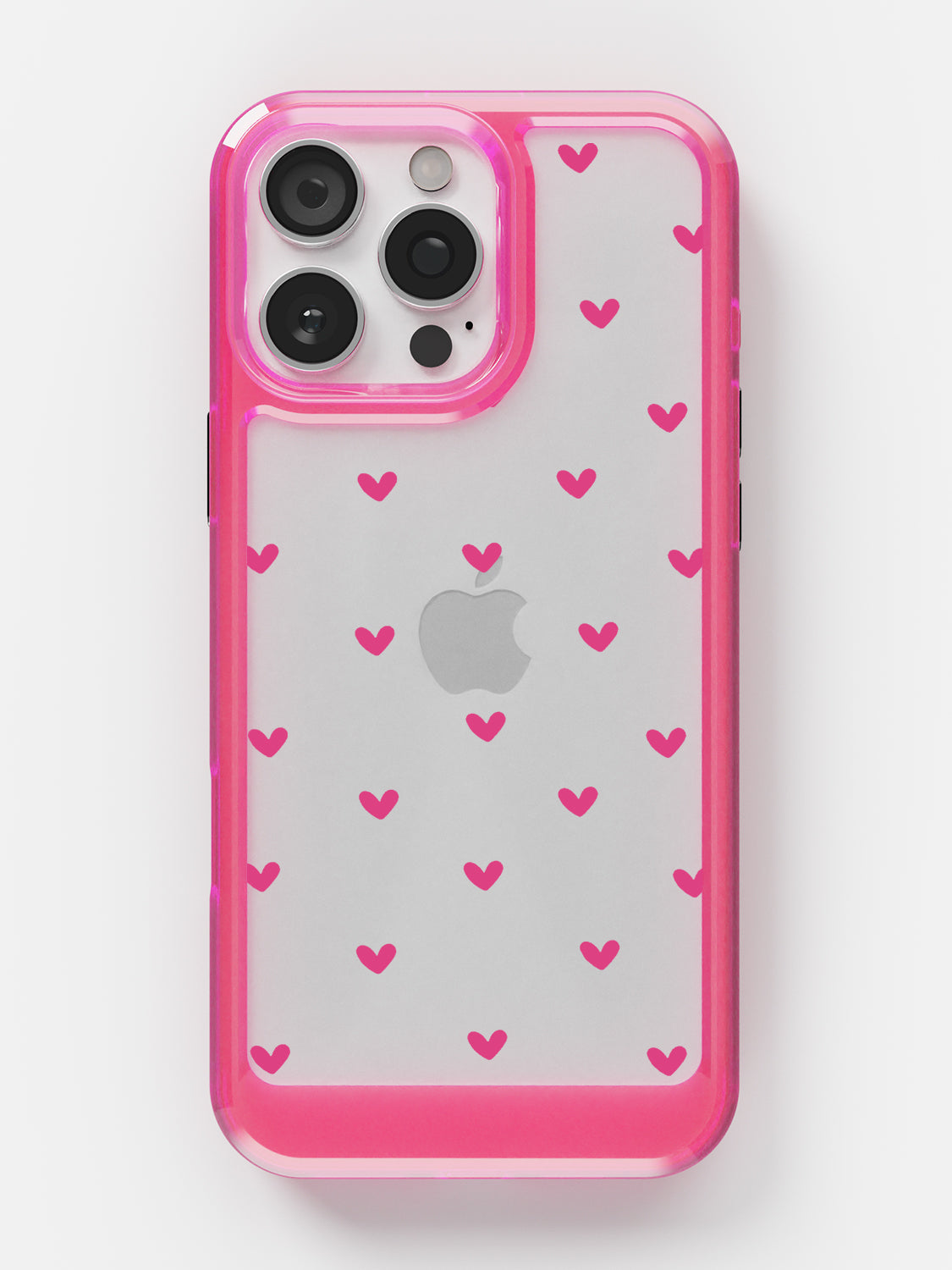 Little Pink Hearts Clear Case - iPhone 16 Pro Max (Pink)