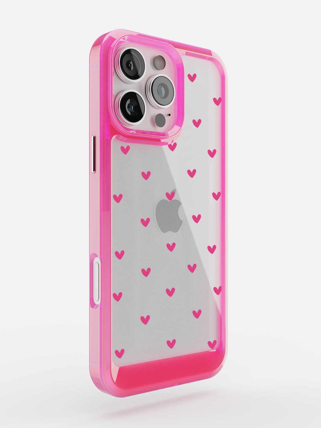 Little Pink Hearts Clear Case - iPhone 16 Pro Max (Pink)