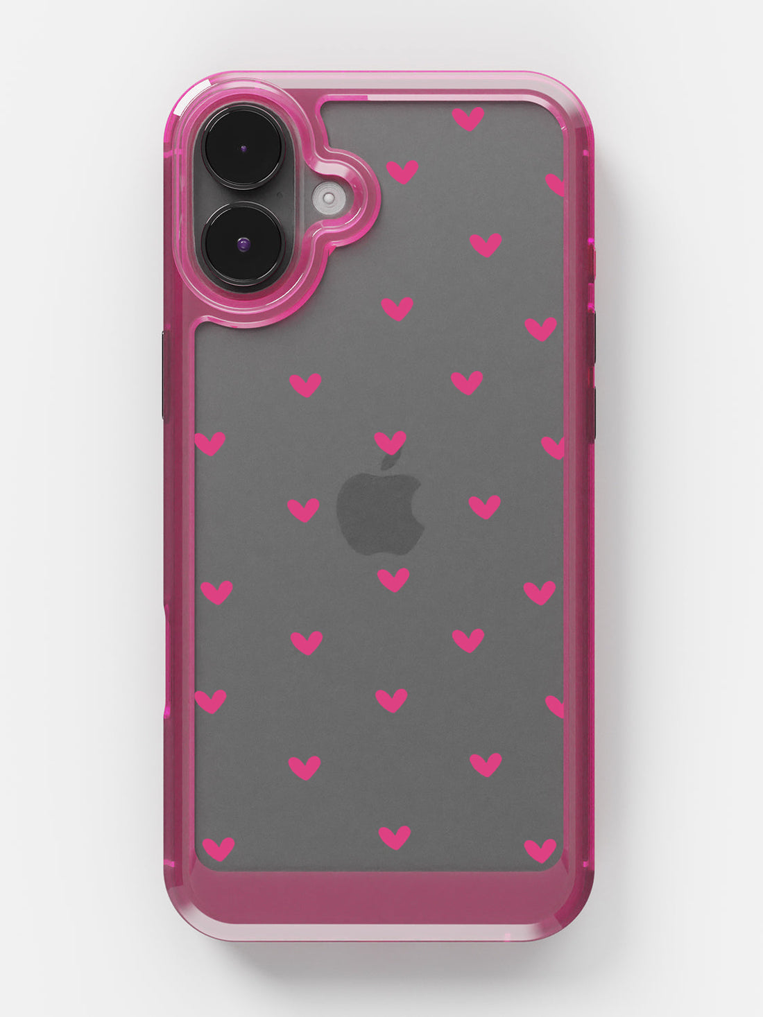 Little Pink Hearts Clear Case - iPhone 17 (Pink)