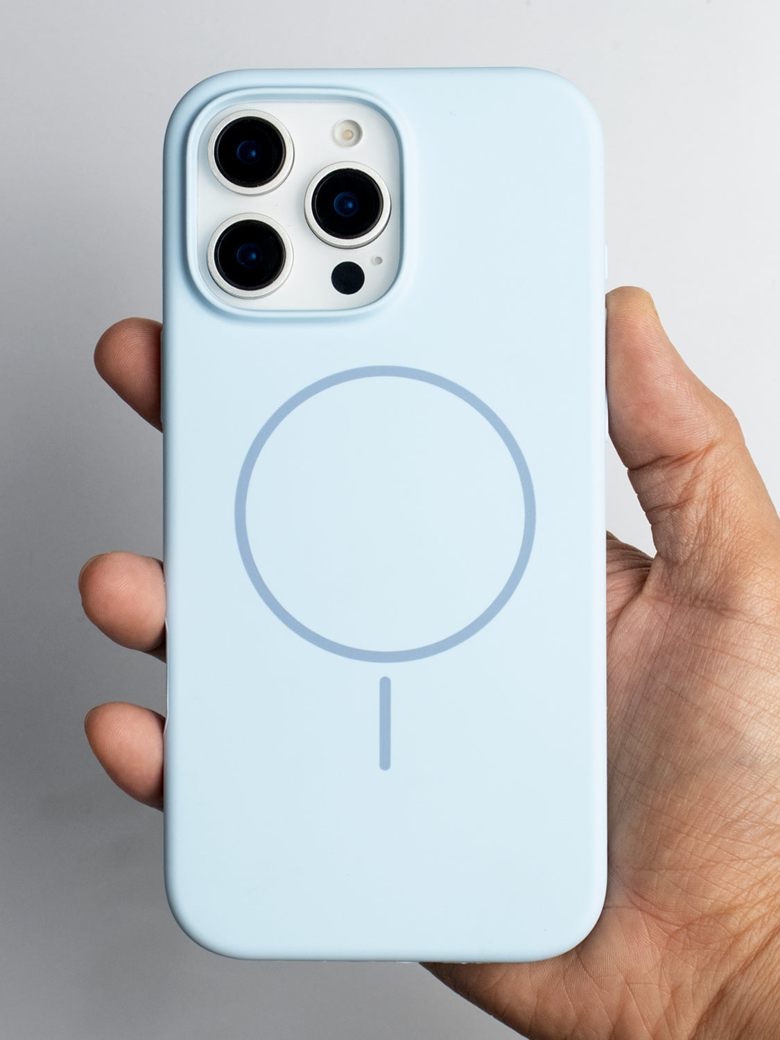 Magsafe Silicone Case - iPhone 17 (Light Blue)