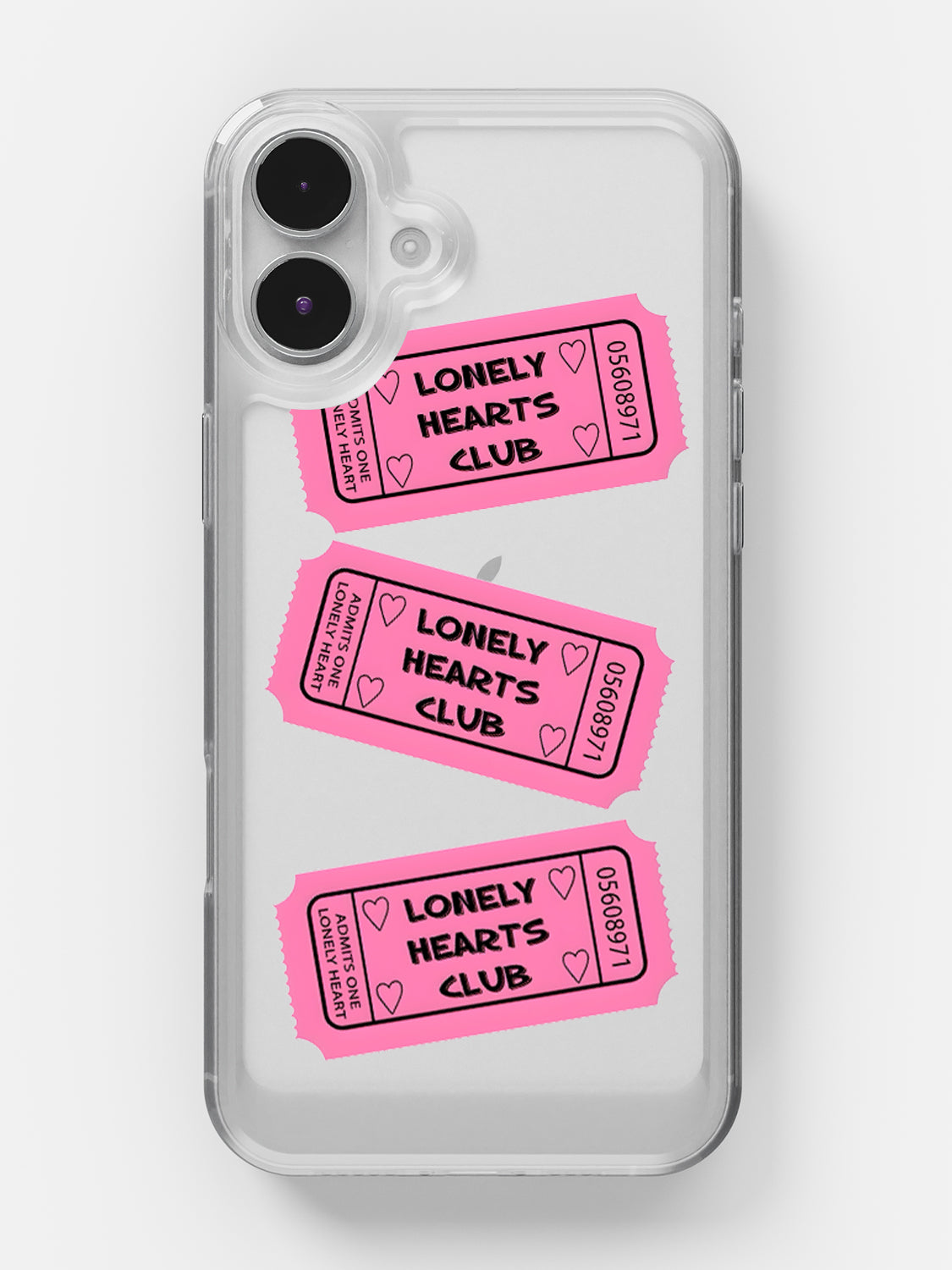 Lonely Hearts Club Clear Case - iPhone 16 Plus