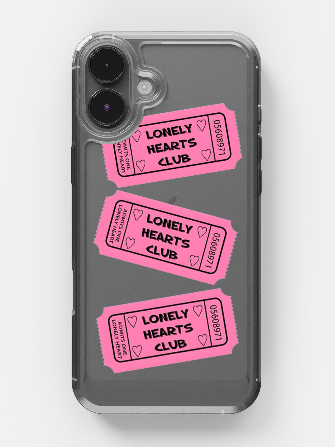 Lonely Hearts Club Clear Case - iPhone 16 Plus