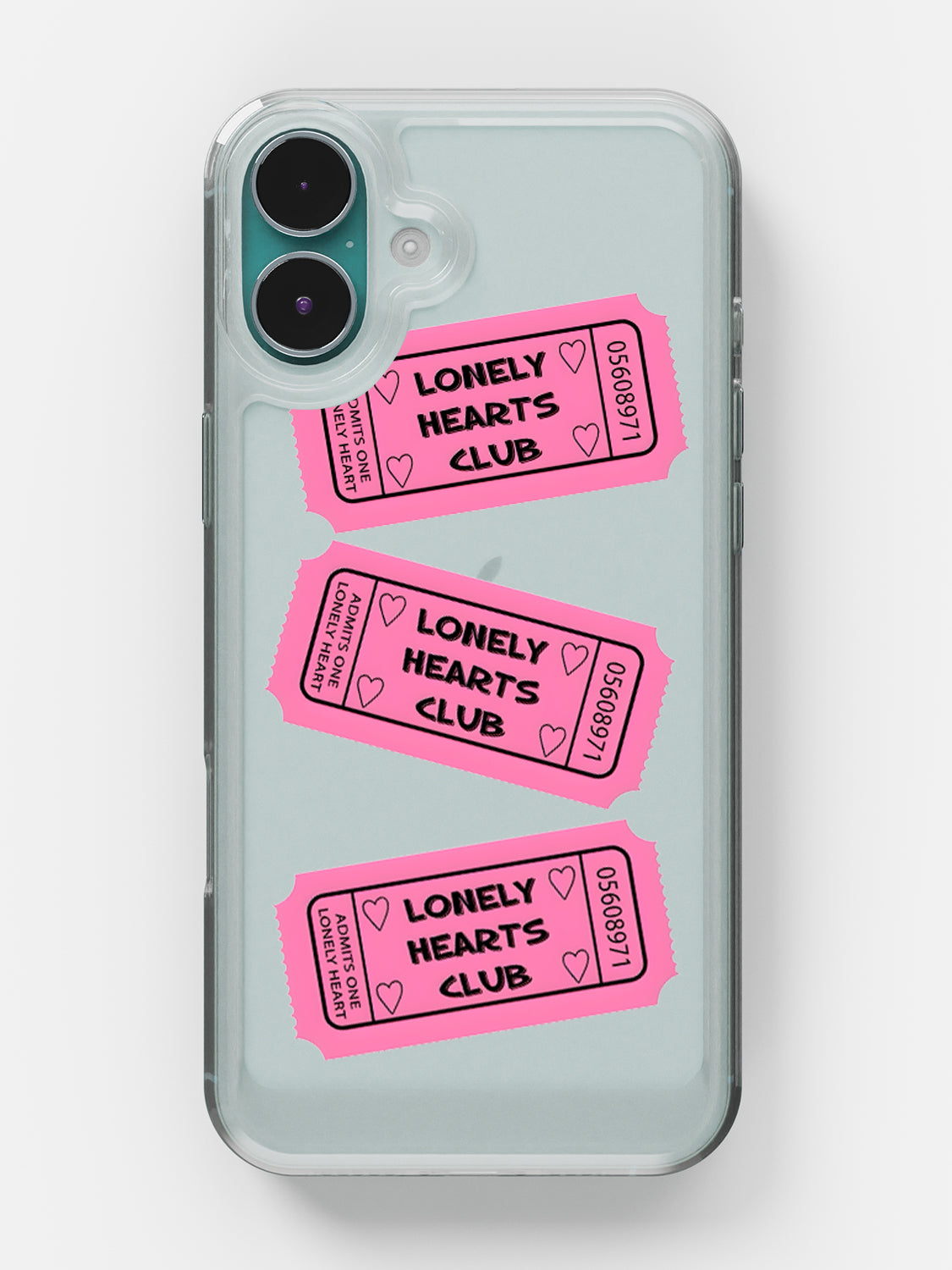 Lonely Hearts Club Clear Case - iPhone 16 Plus