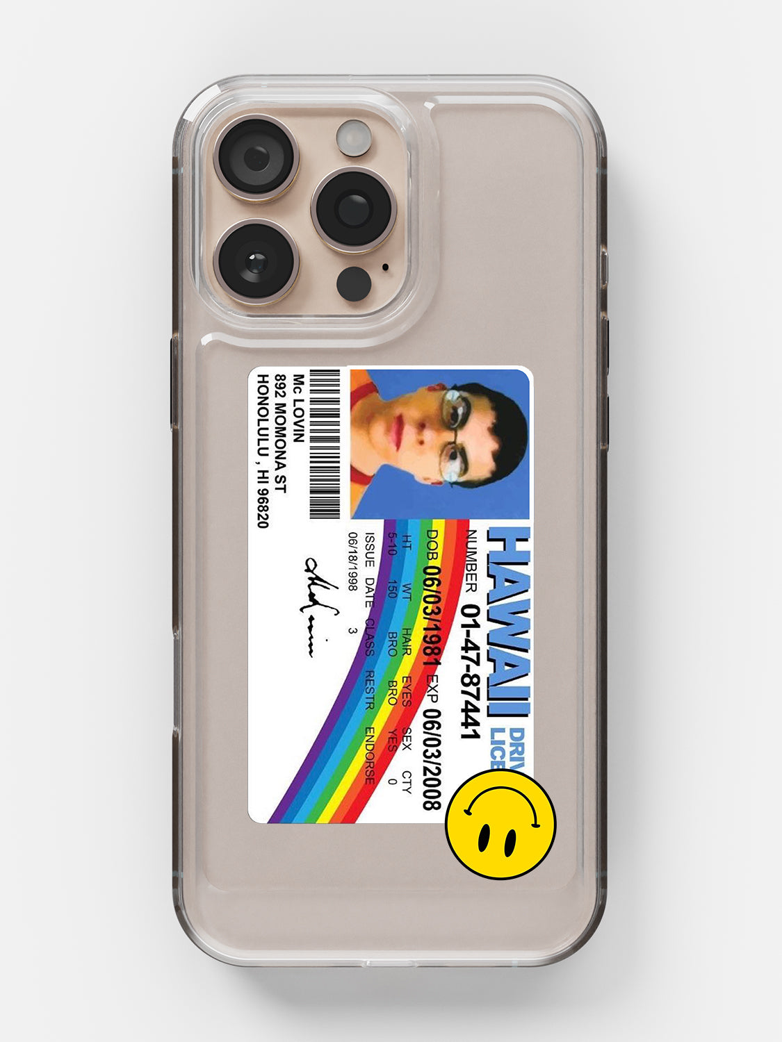 McLovin Clear Case - iPhone 16 Pro Max