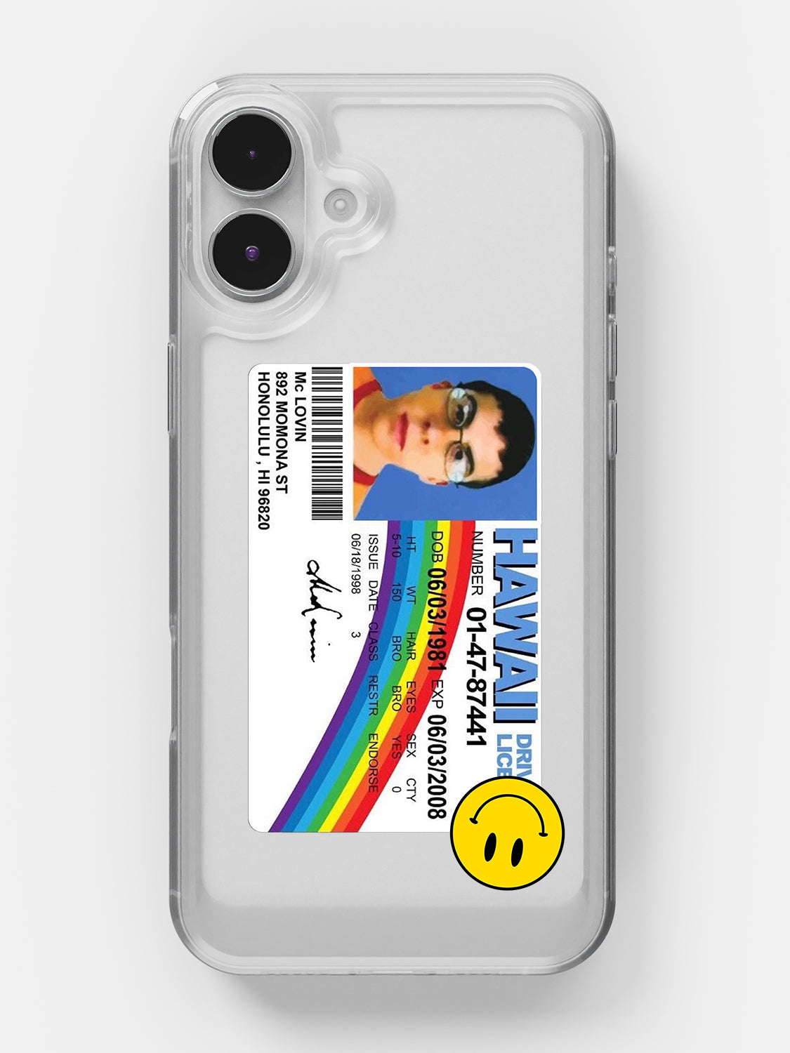 McLovin Clear Case - iPhone 16