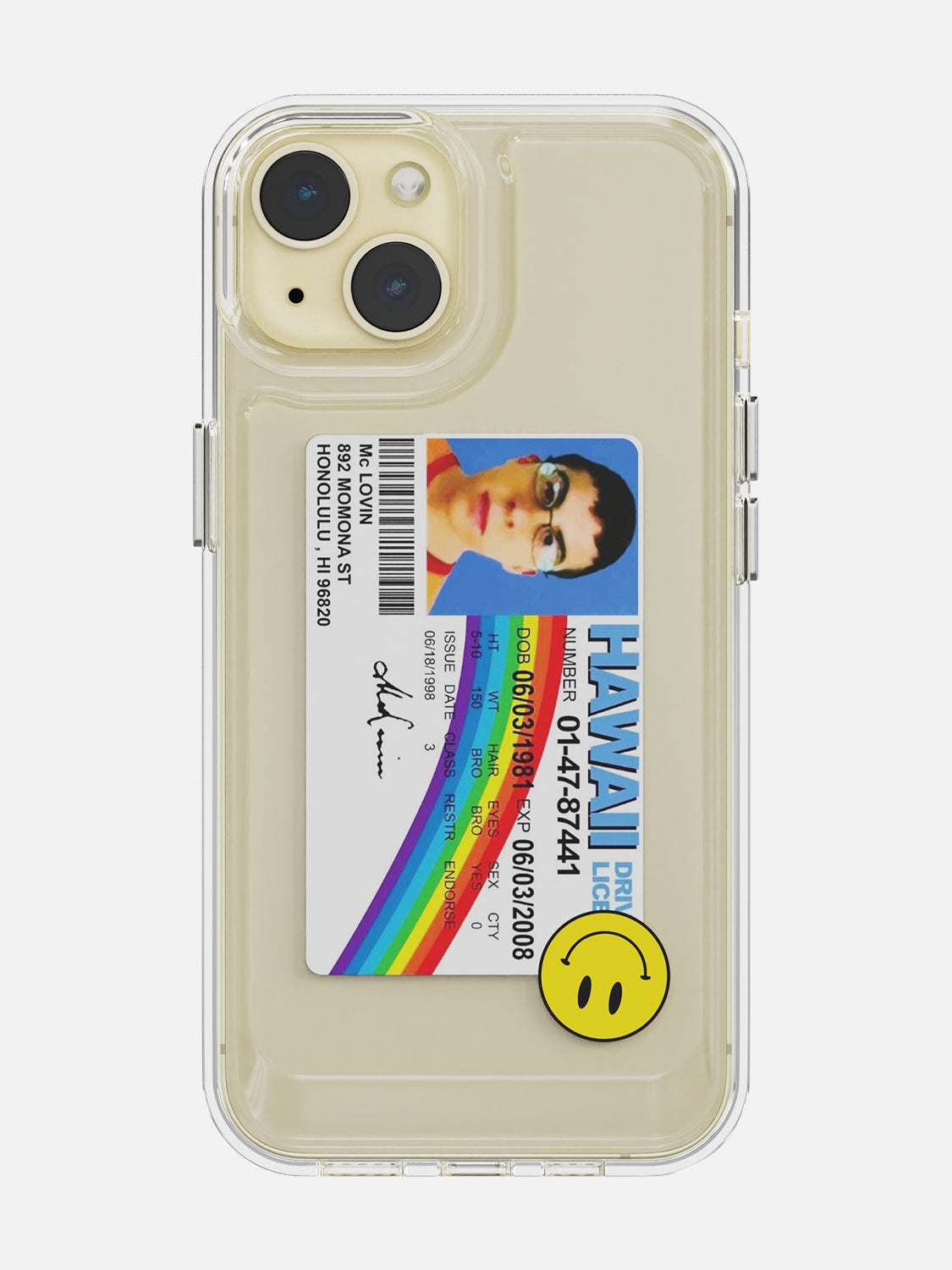 McLovin Clear Case - iPhone 15