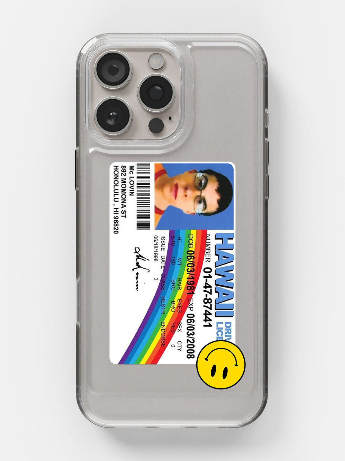 McLovin Clear Case - iPhone 17 Pro Max