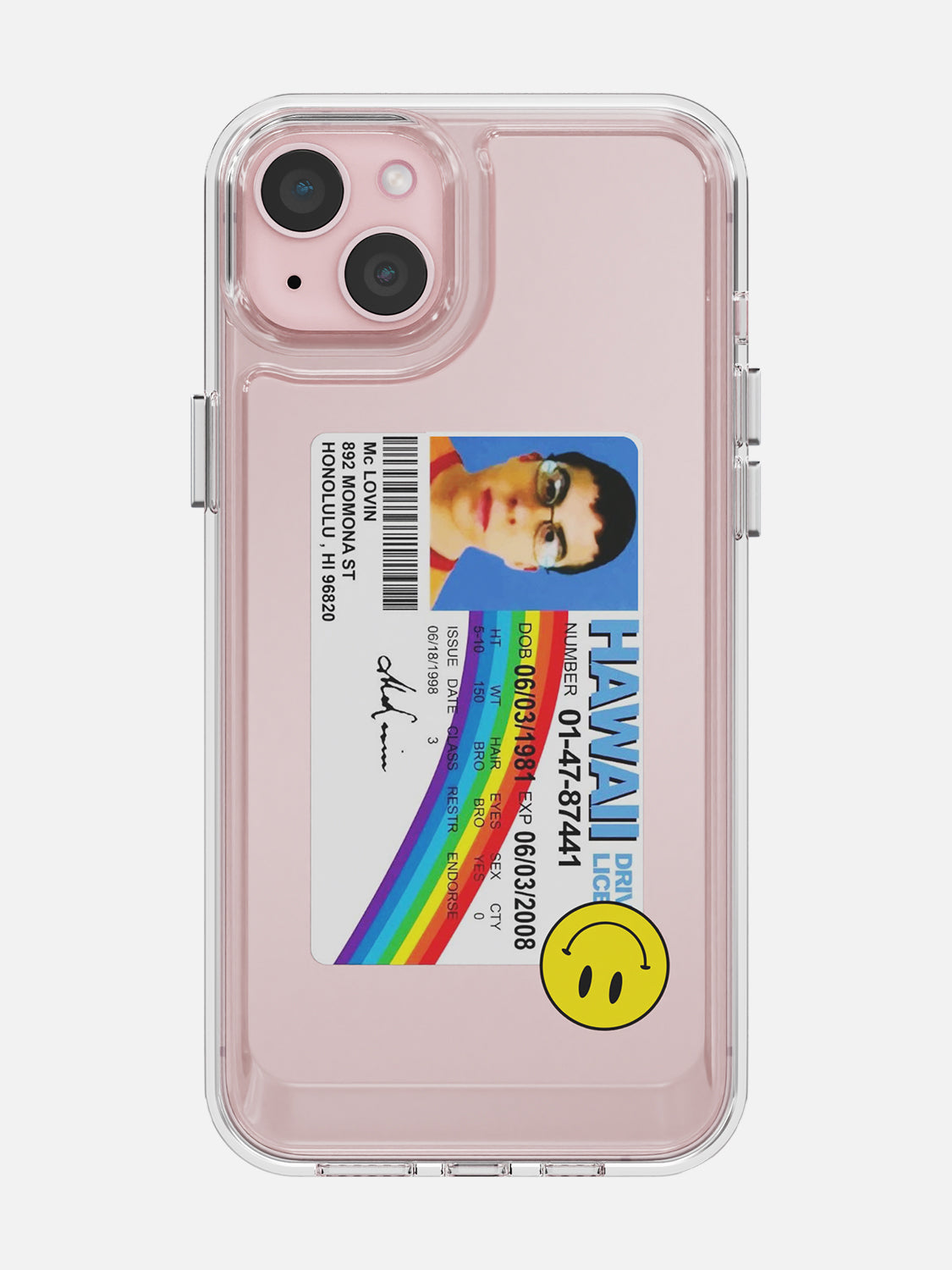 McLovin Clear Case - iPhone 15 Plus