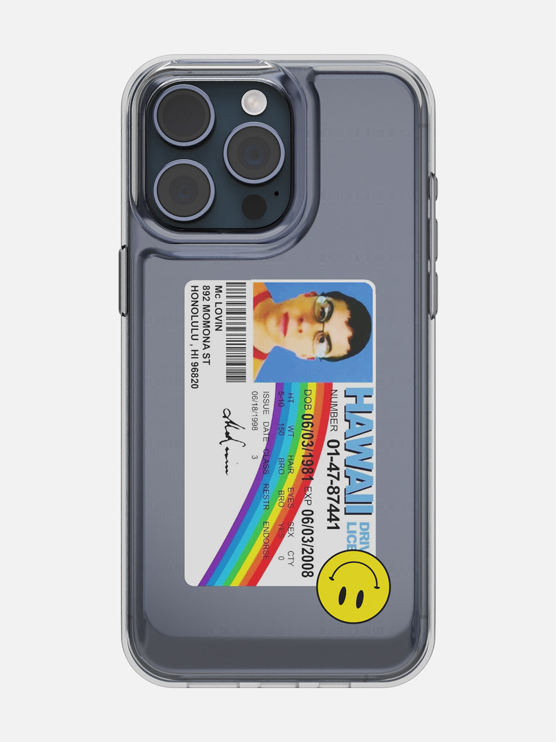 McLovin Clear Case - iPhone 15 Pro Max
