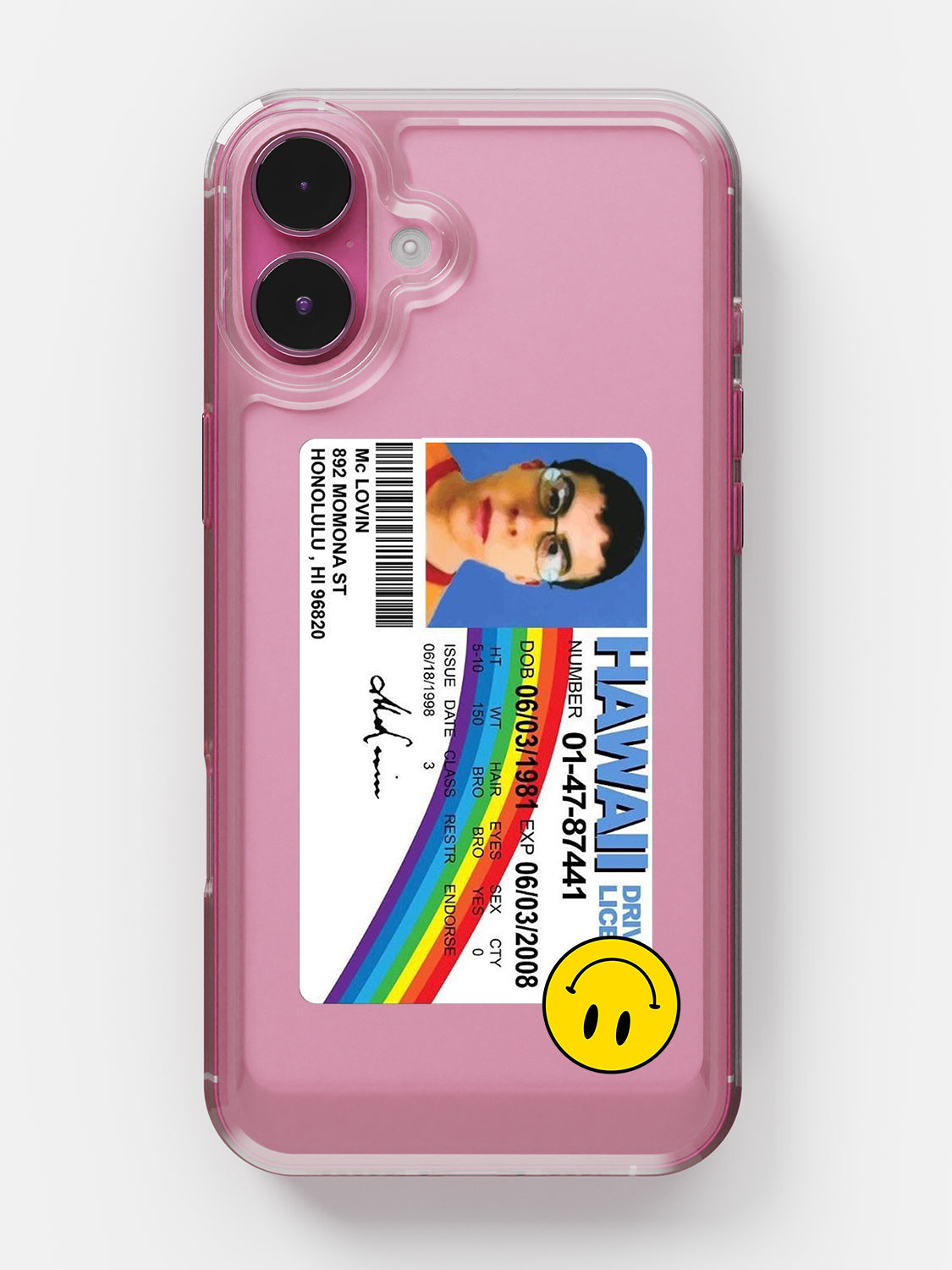 McLovin Clear Case - iPhone 16