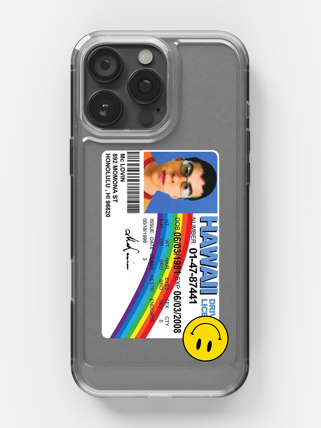 McLovin Clear Case - iPhone 16 Pro Max