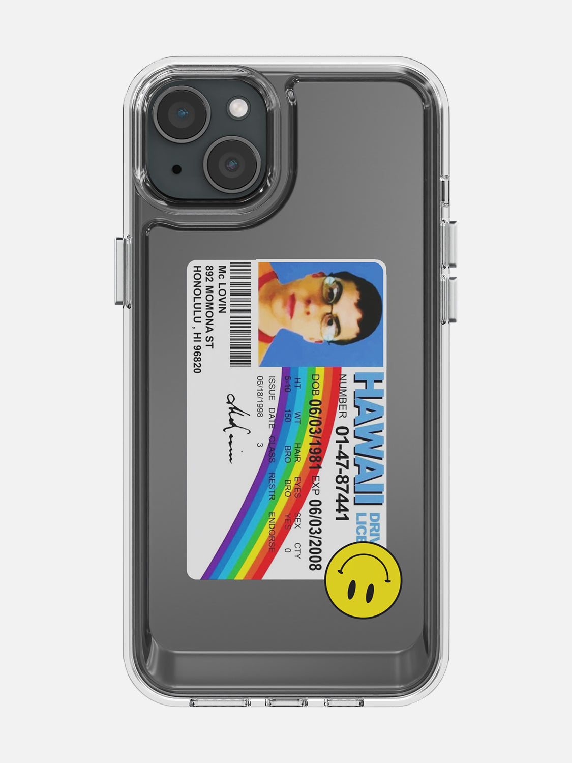 McLovin Clear Case - iPhone 15 Plus
