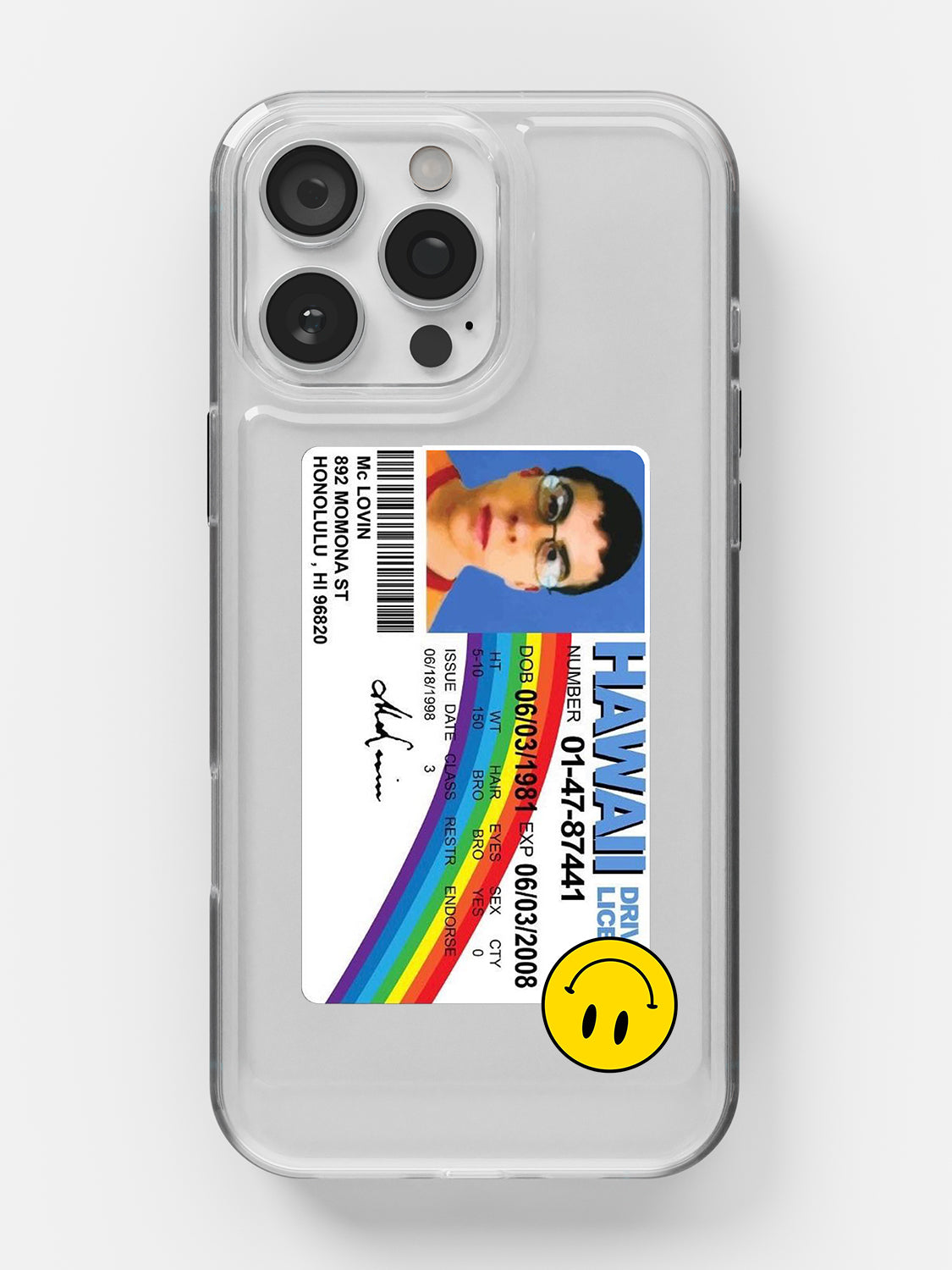 McLovin Clear Case - iPhone 16 Pro Max