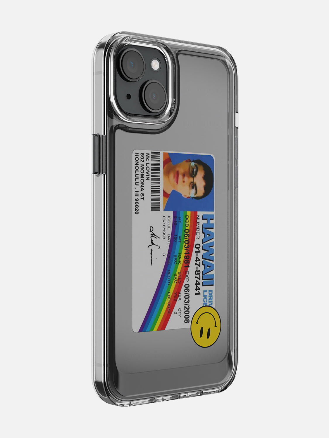 McLovin Clear Case - iPhone 15 Plus