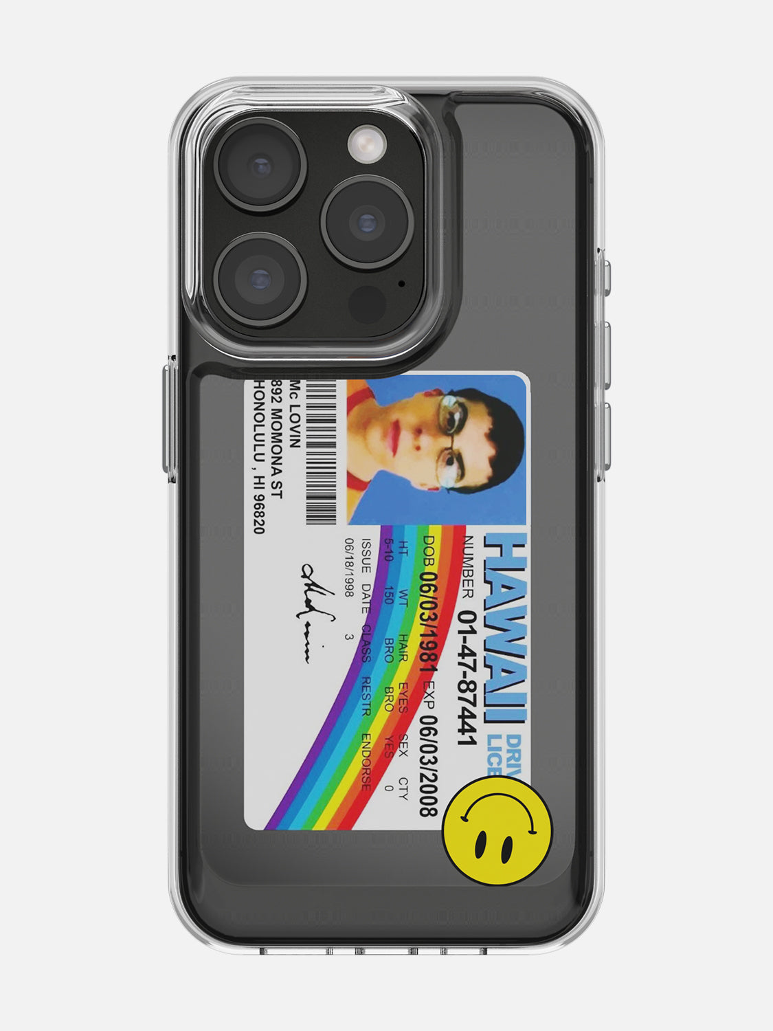 McLovin Clear Case - iPhone 15 Pro