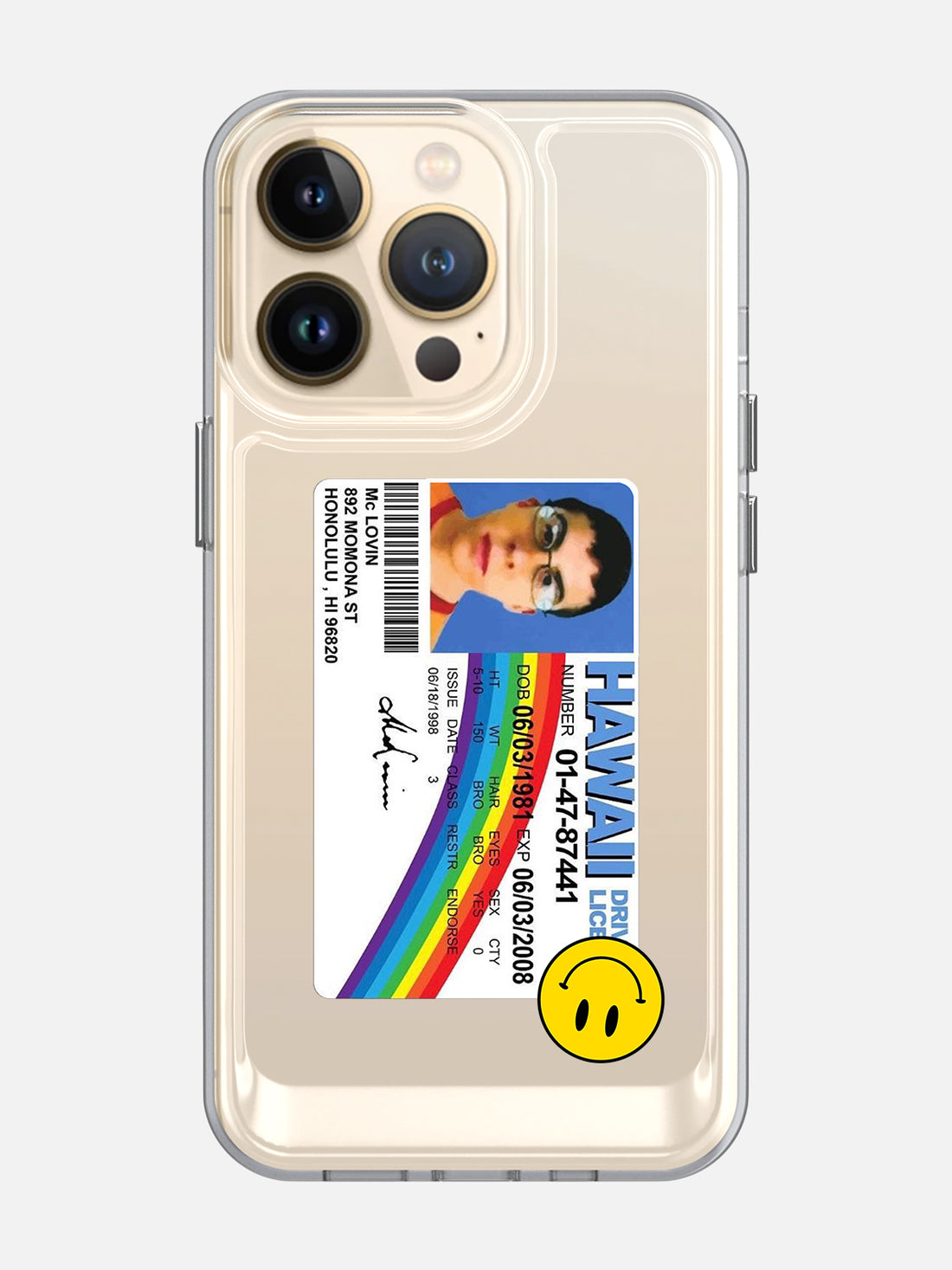 McLovin Clear Case - iPhone 13 Pro