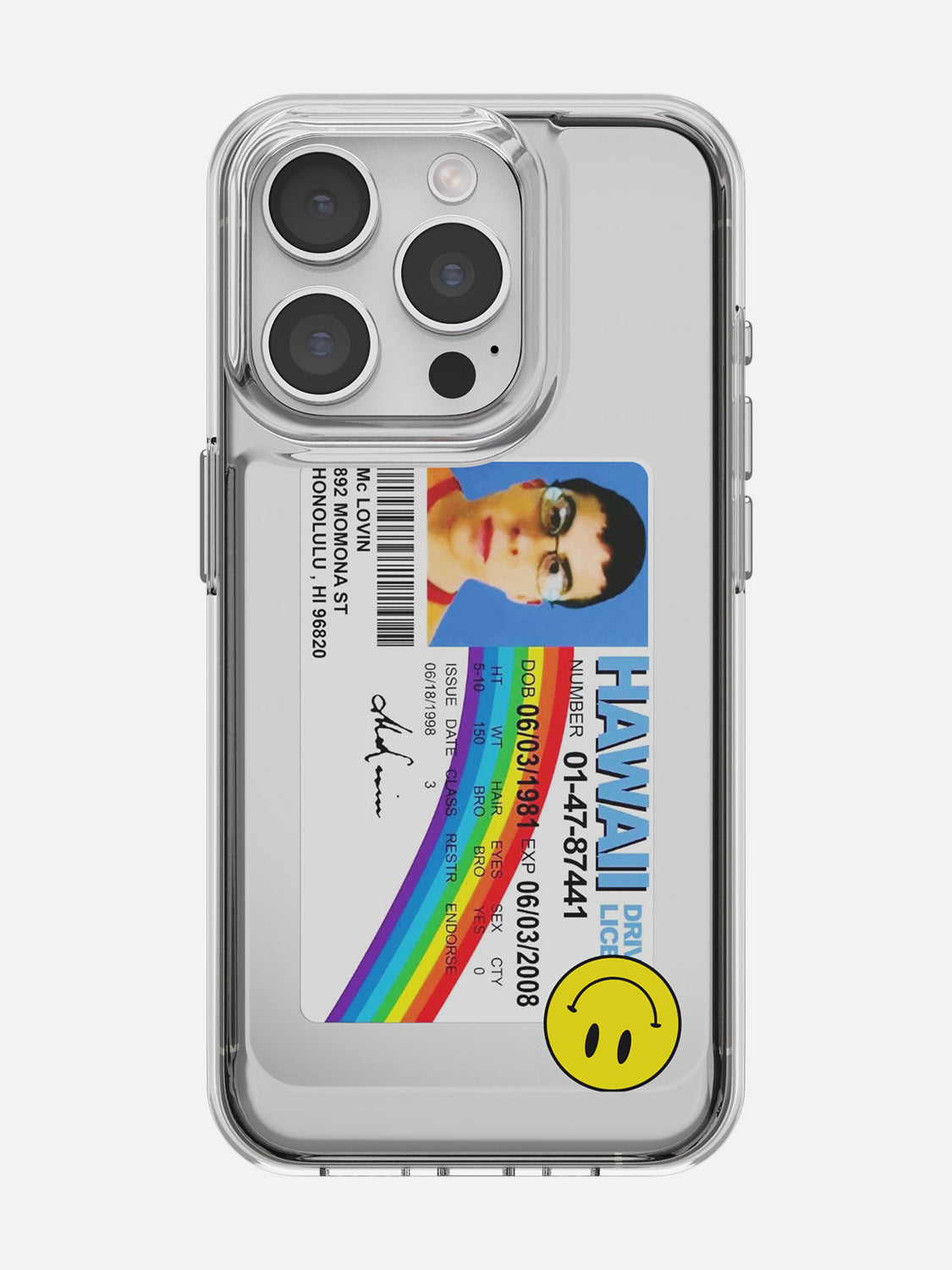 McLovin Clear Case - iPhone 15 Pro