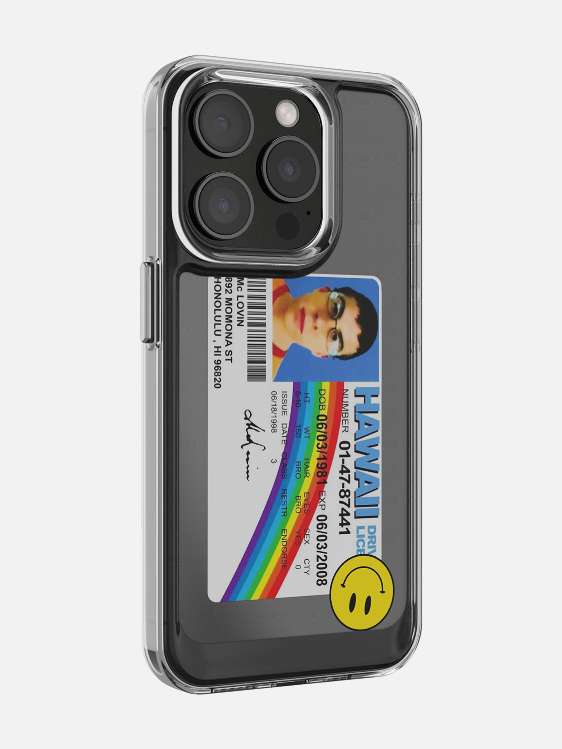 McLovin Clear Case - iPhone 15 Pro