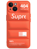 Orange Puffer Case for iPhone 15 