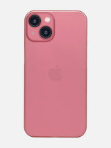 Ultra Thin Matte Clear Case - iPhone 15 Plus (Pink)