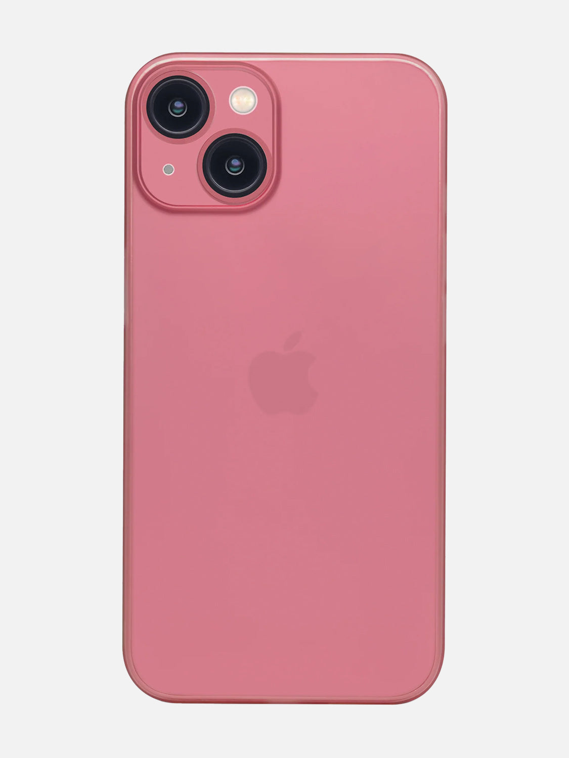 Ultra Thin Matte Clear Case - iPhone 13 (Pink)