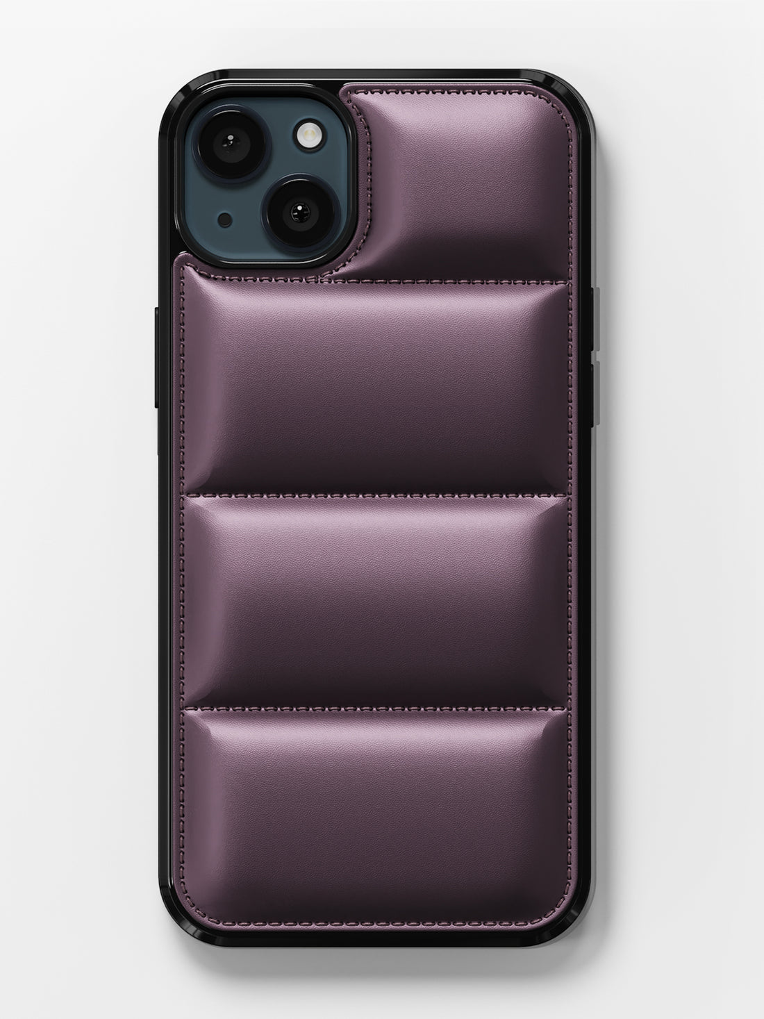iPhone 15 Plus Purple Puffer Case