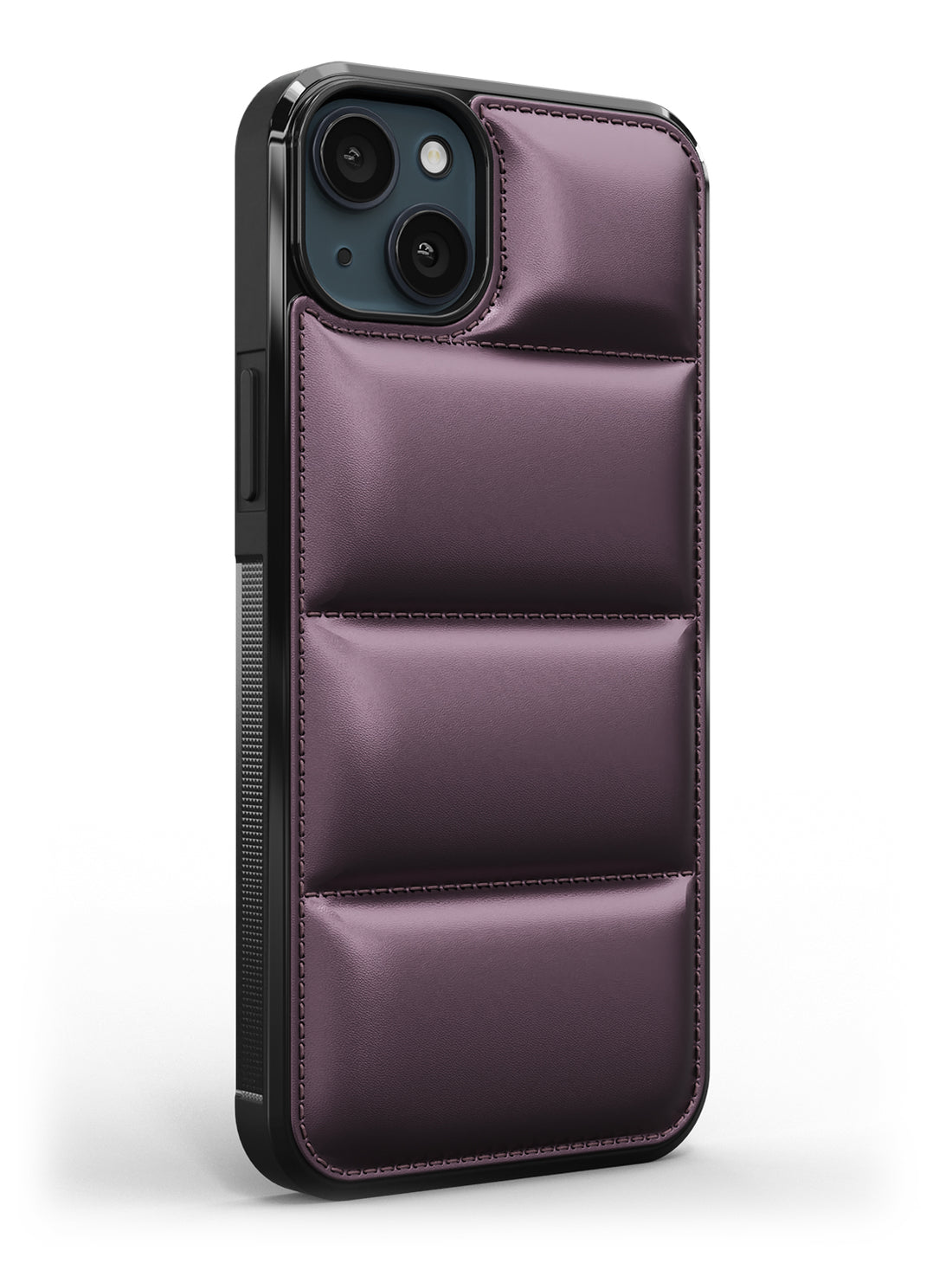 iPhone 15 Plus Purple Puffer Case