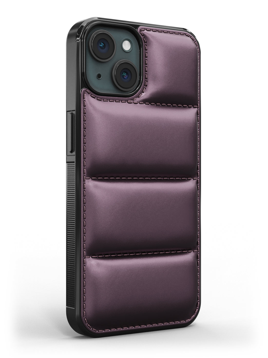 iPhone 15 Purple Puffer Case
