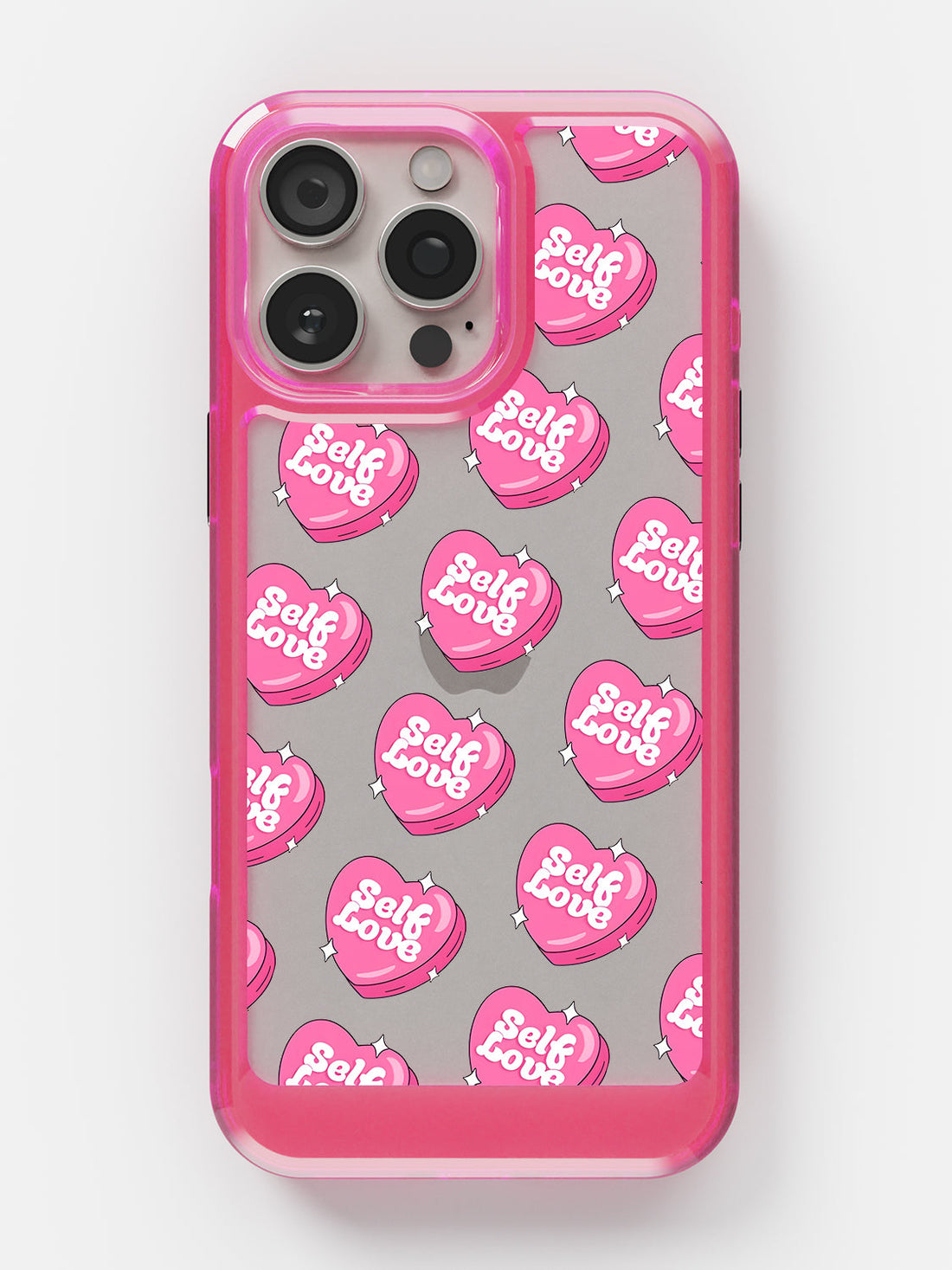 Self Love Clear Case - iPhone 17 Pro (Pink)