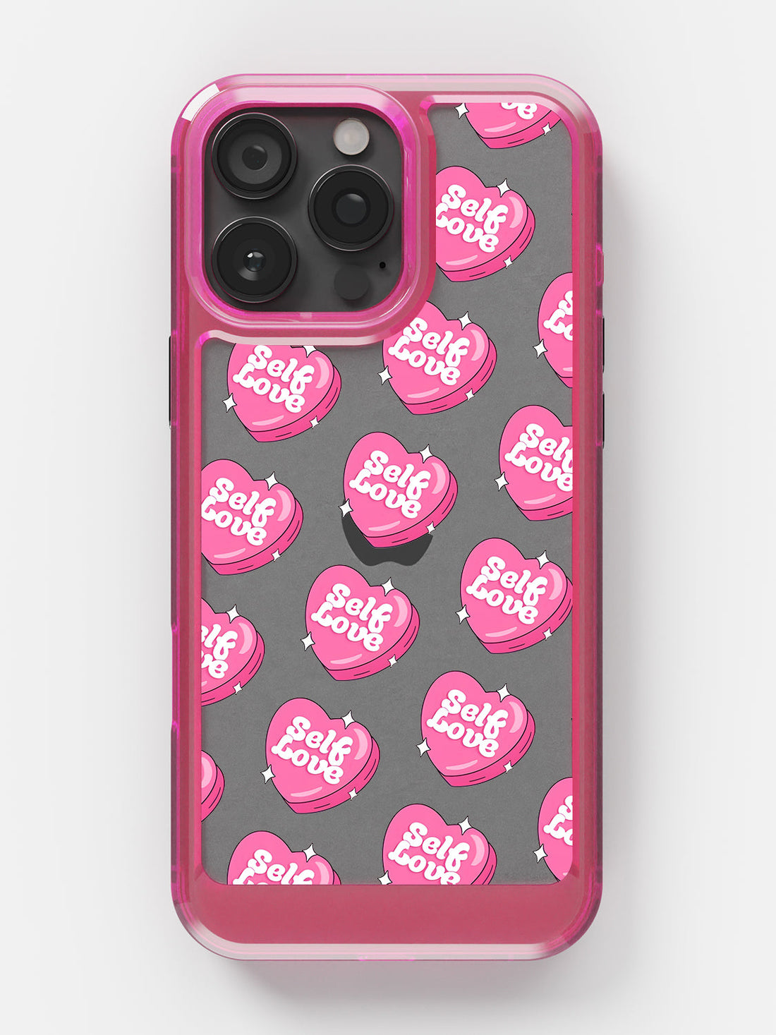 Self Love Clear Case - iPhone 17 Pro Max (Pink)