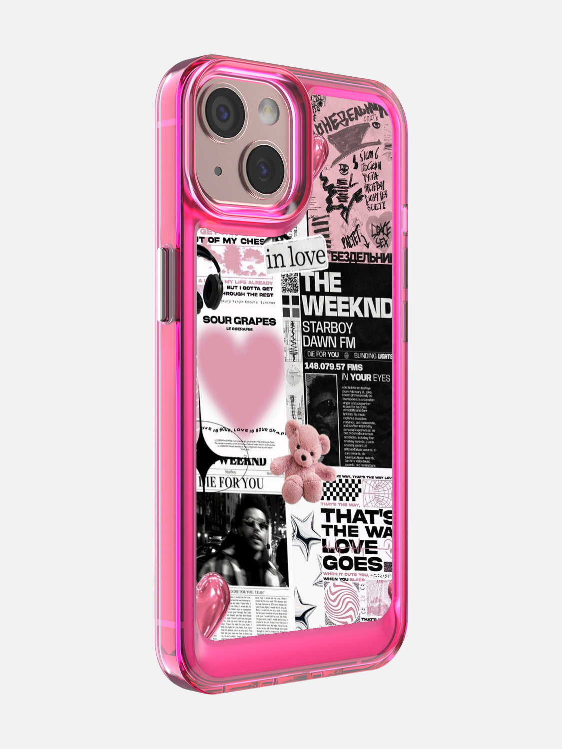 Starboy Clear Case - iPhone 13 (Pink)