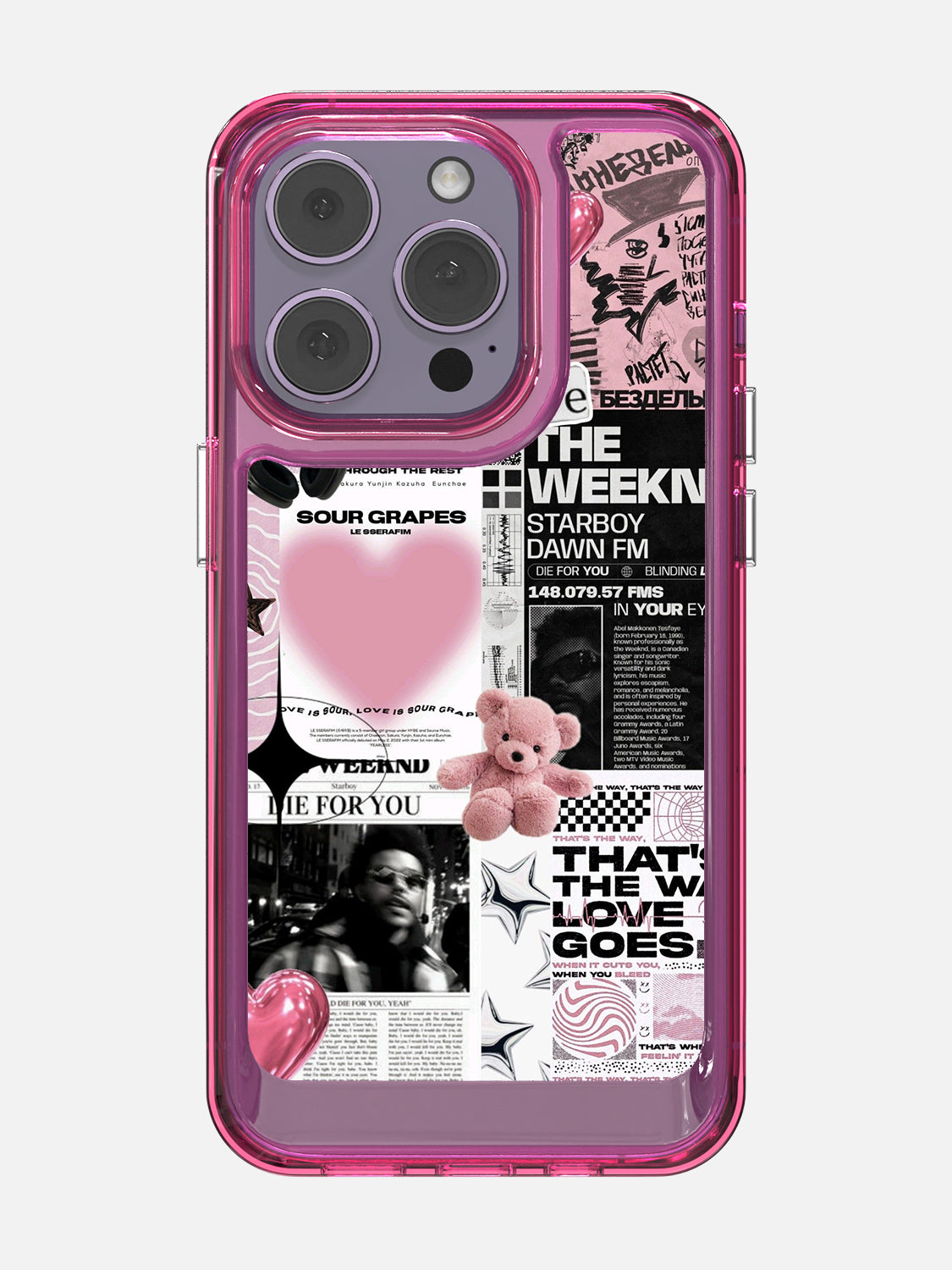 Starboy Clear Case - iPhone 14 Pro (Pink)