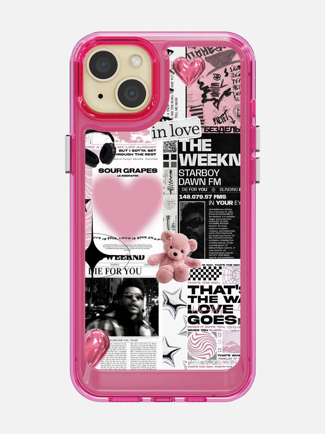 Starboy Clear Case - iPhone 15 Plus (Pink)