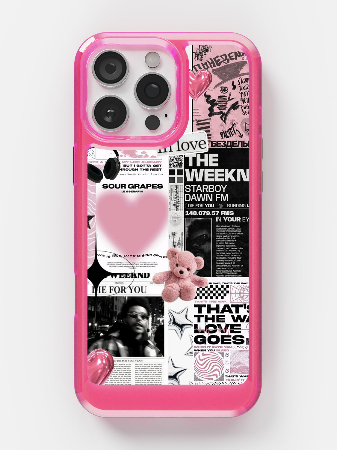 Starboy Clear Case - iPhone 16 Pro (Pink)