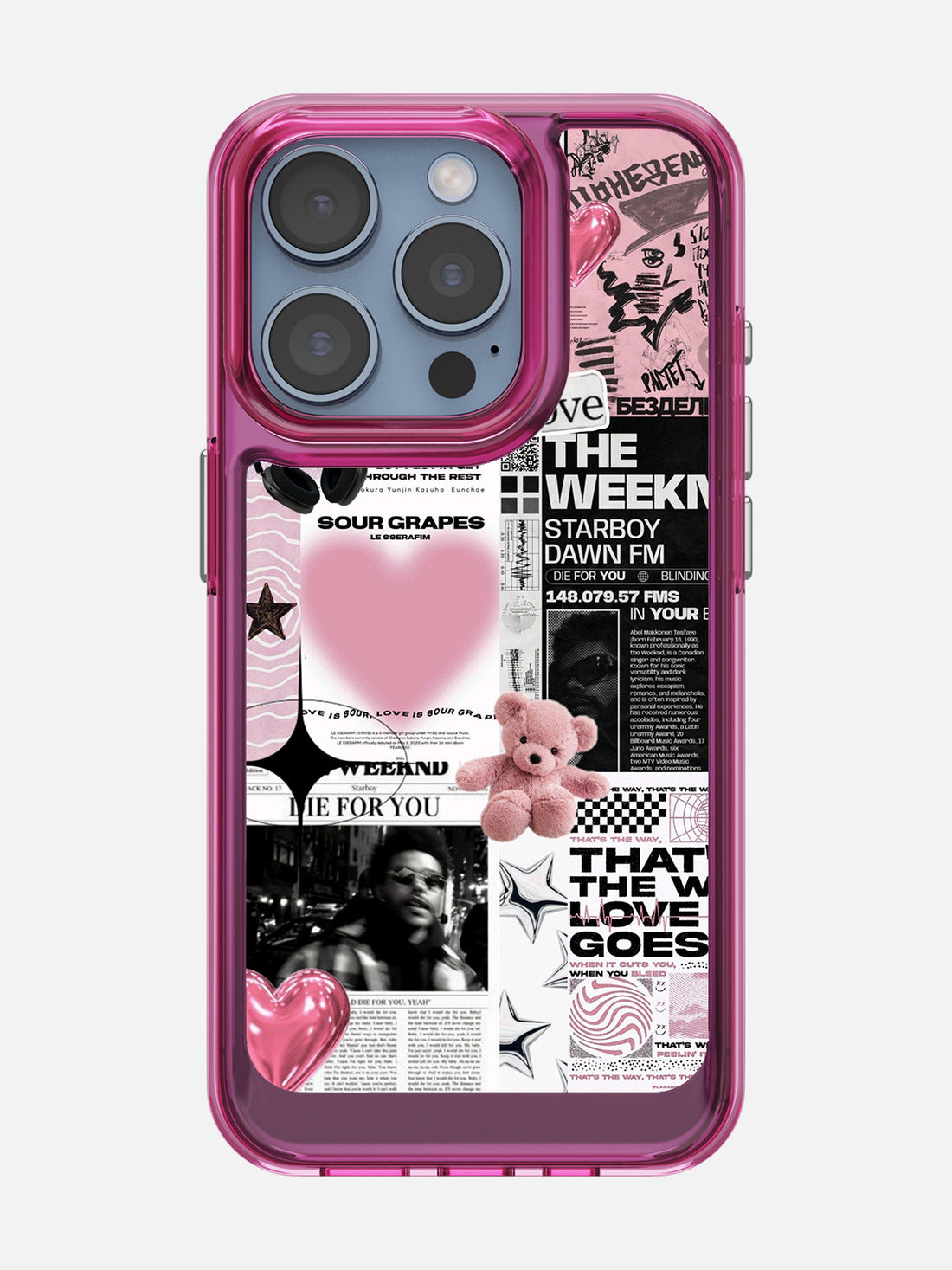 Starboy Clear Case - iPhone 15 Pro (Pink)