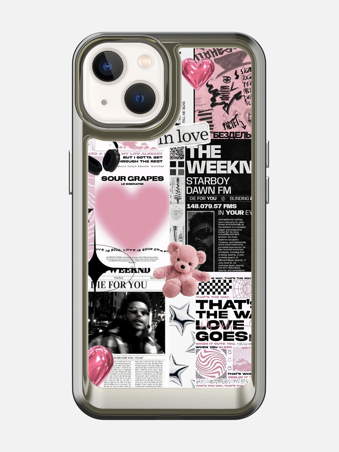 Starboy Clear Case - iPhone 13 (Black)