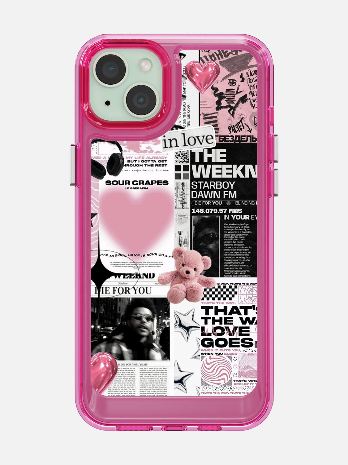 Starboy Clear Case - iPhone 15 Plus (Pink)