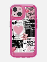 Starboy Clear Case - iPhone 15 (Pink)