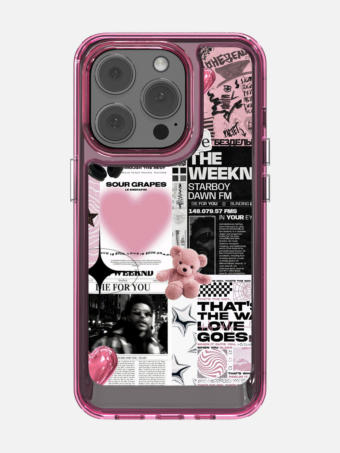 Starboy Clear Case - iPhone 14 Pro (Pink)