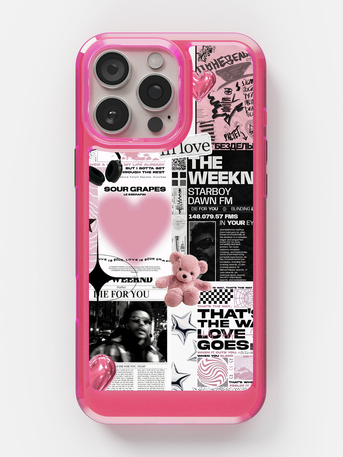 Starboy Clear Case - iPhone 16 Pro (Pink)