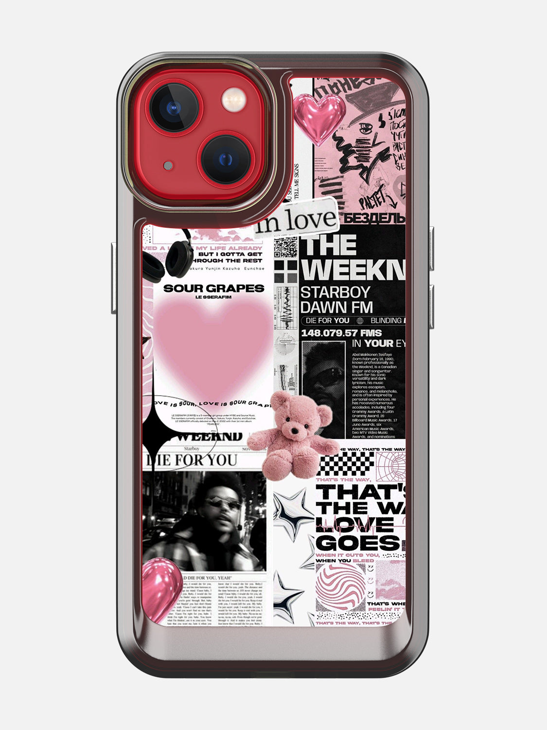 Starboy Clear Case - iPhone 13 (Black)