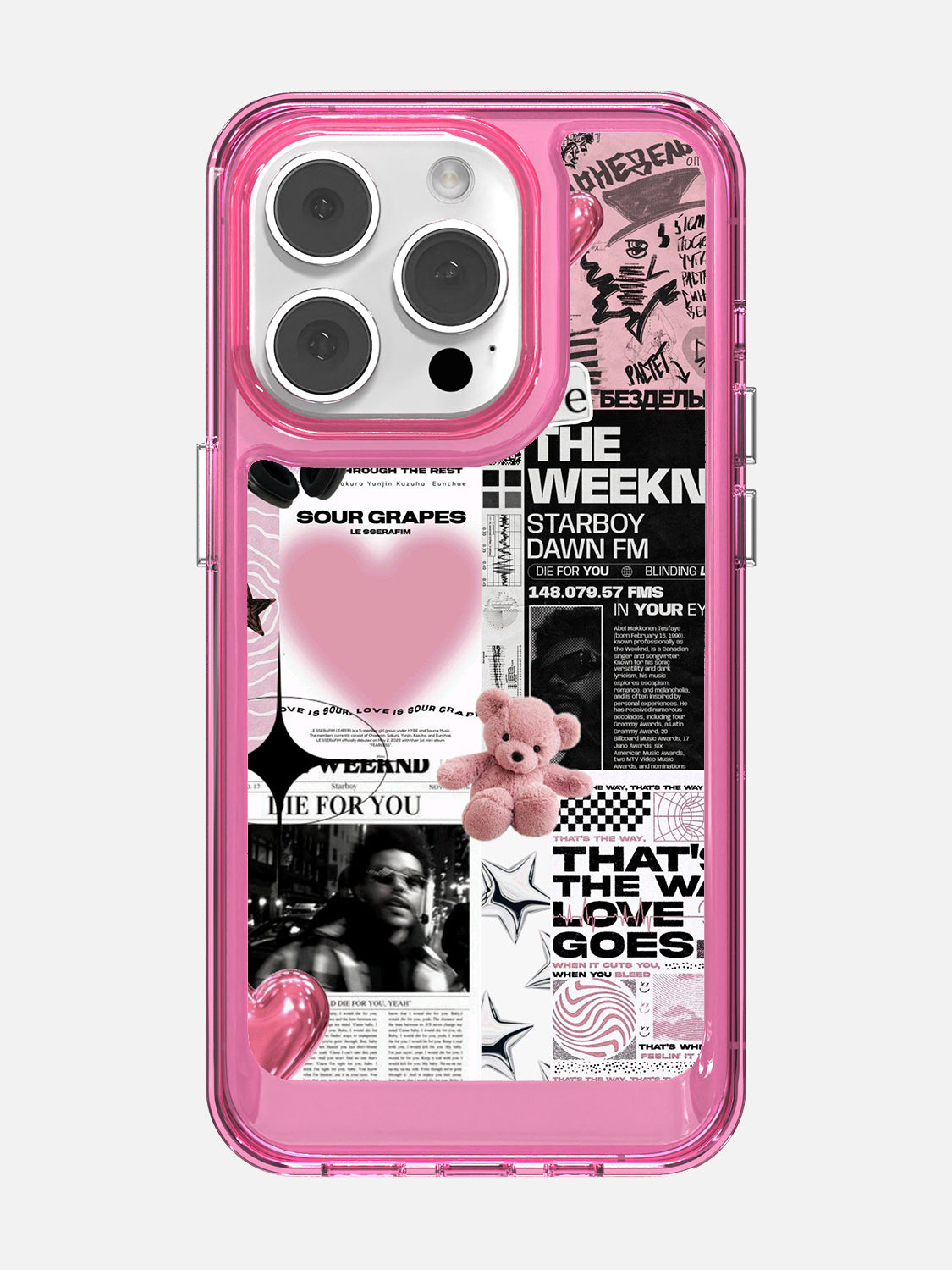 Starboy Clear Case - iPhone 14 Pro (Pink)