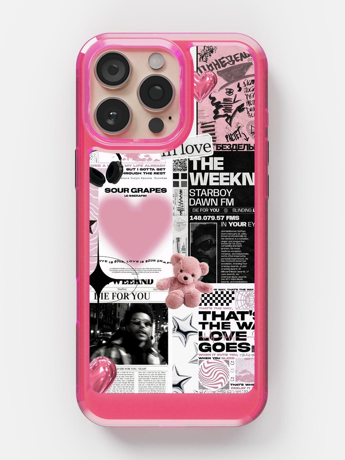 Starboy Clear Case - iPhone 16 Pro (Pink)