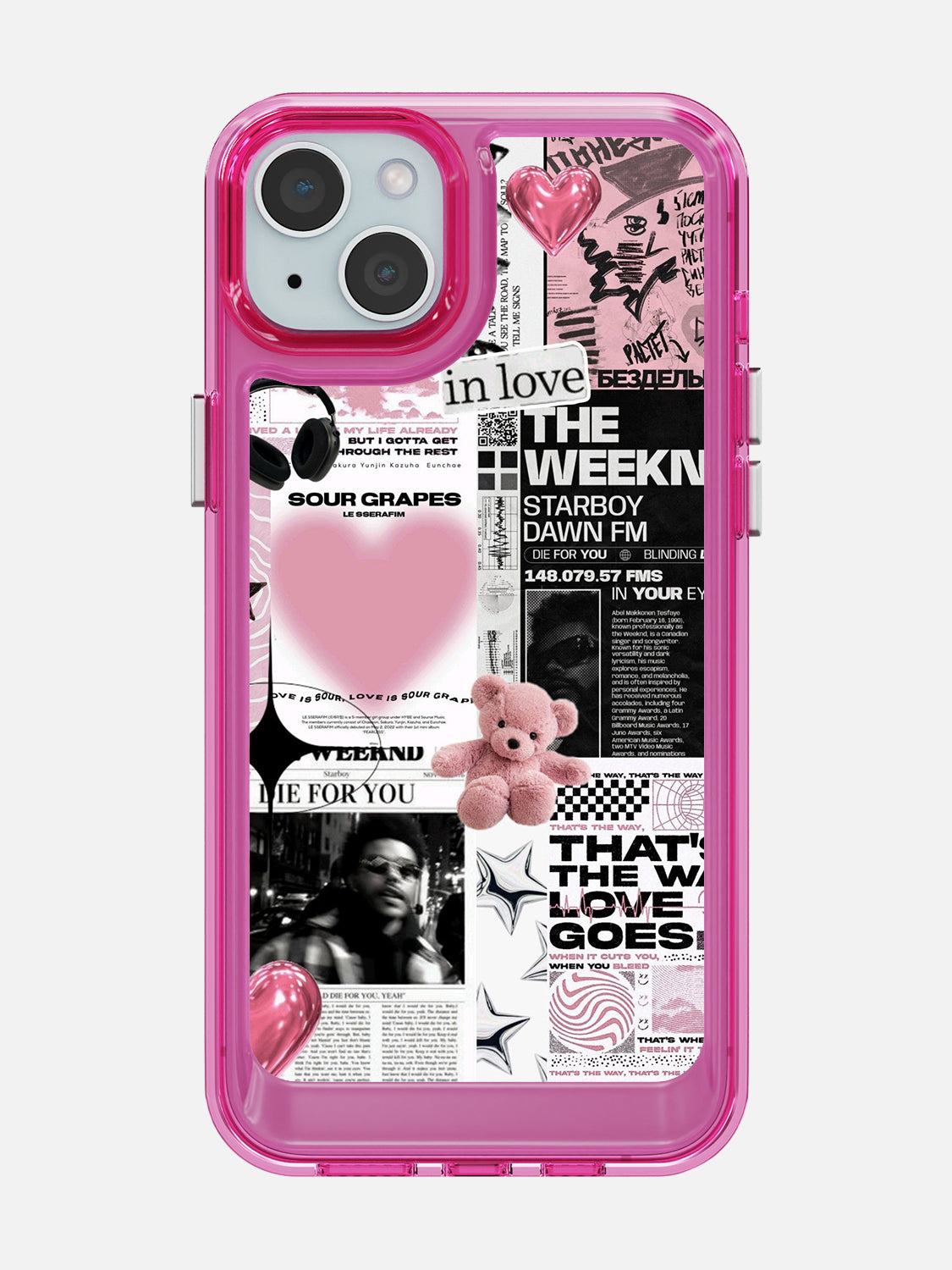 Starboy Clear Case - iPhone 15 Plus (Pink)